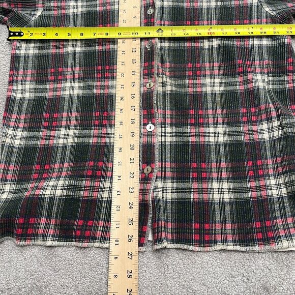 Focus Wear Vintage 90's Seersucker Textured Shirt Mens Medium Multi Plaid Cotton - Picture 6 of 12